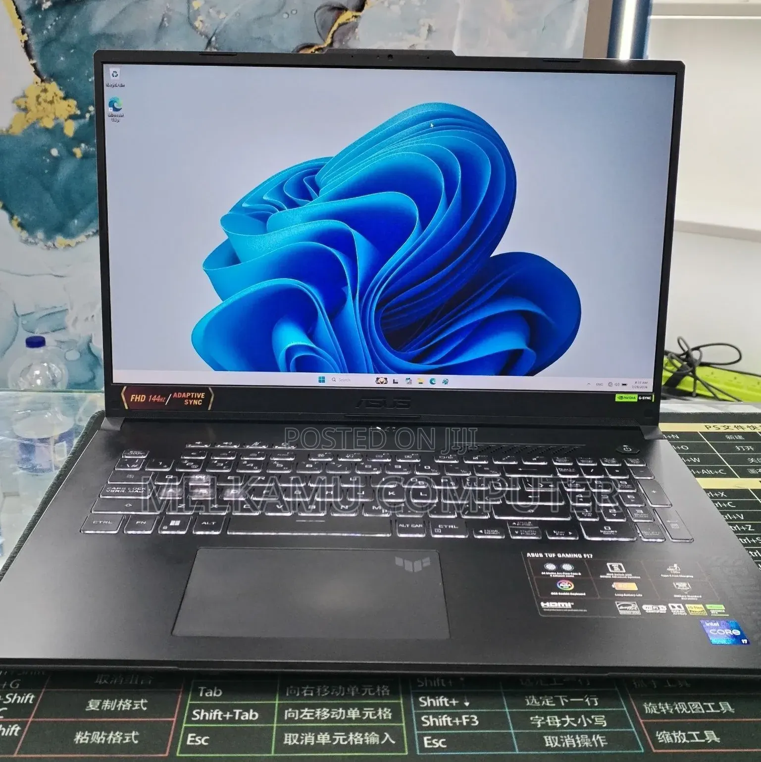 New Laptop Asus TUF Gaming F17 16GB Intel Core i7 SSD 1T
