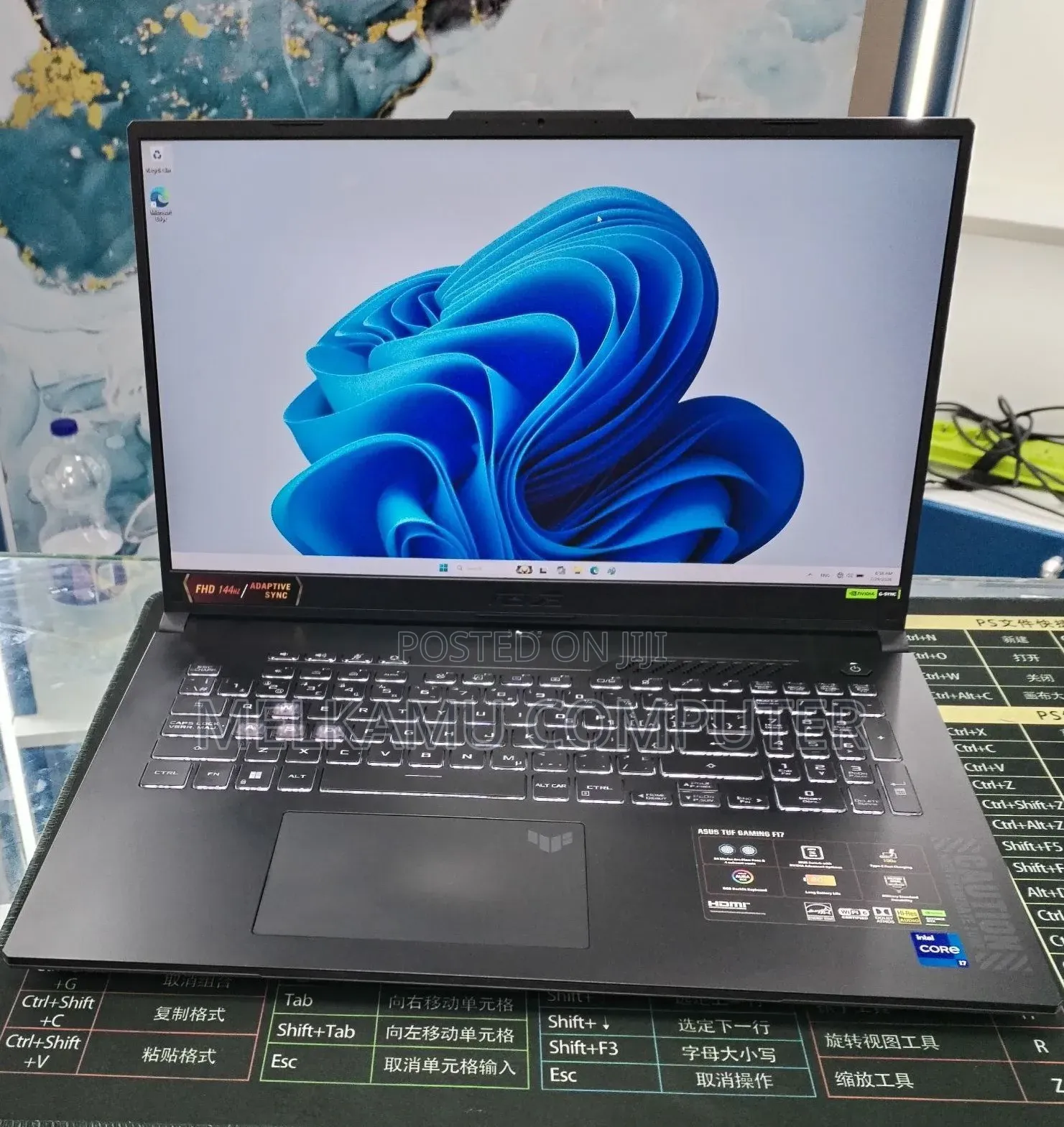 New Laptop Asus TUF Gaming F17 16GB Intel Core i7 SSD 1T