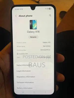 Samsung Galaxy A16 128 GB Black