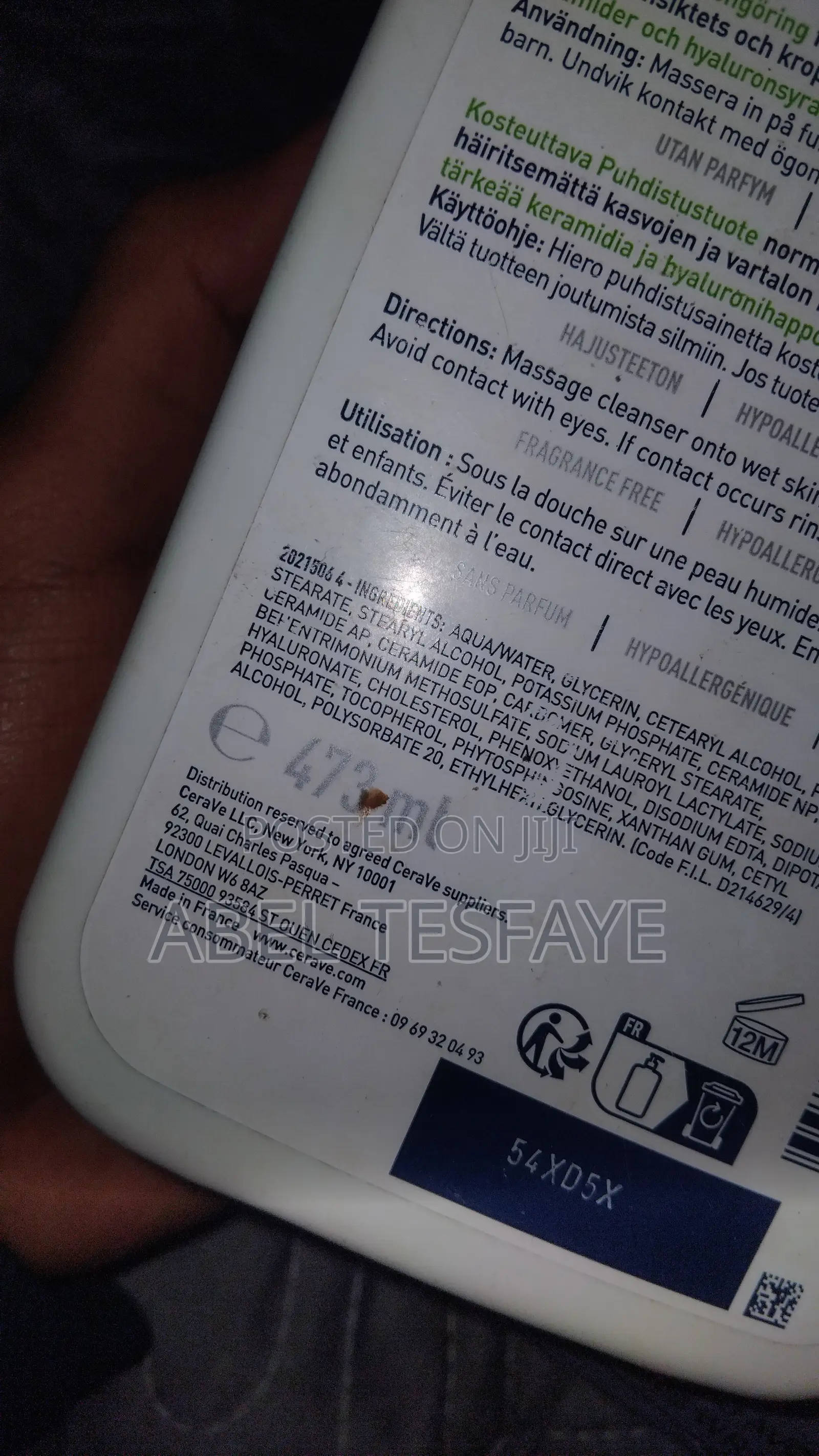 CeraVe Hydrating Cleanser