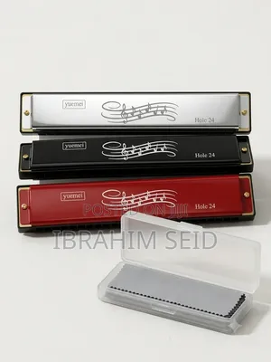 24 ቀዳዳ ላለው Yuemei ሃርሞኒካ (Harmonica)