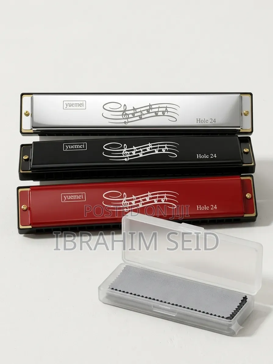 24 ቀዳዳ ላለው Yuemei ሃርሞኒካ (Harmonica)
