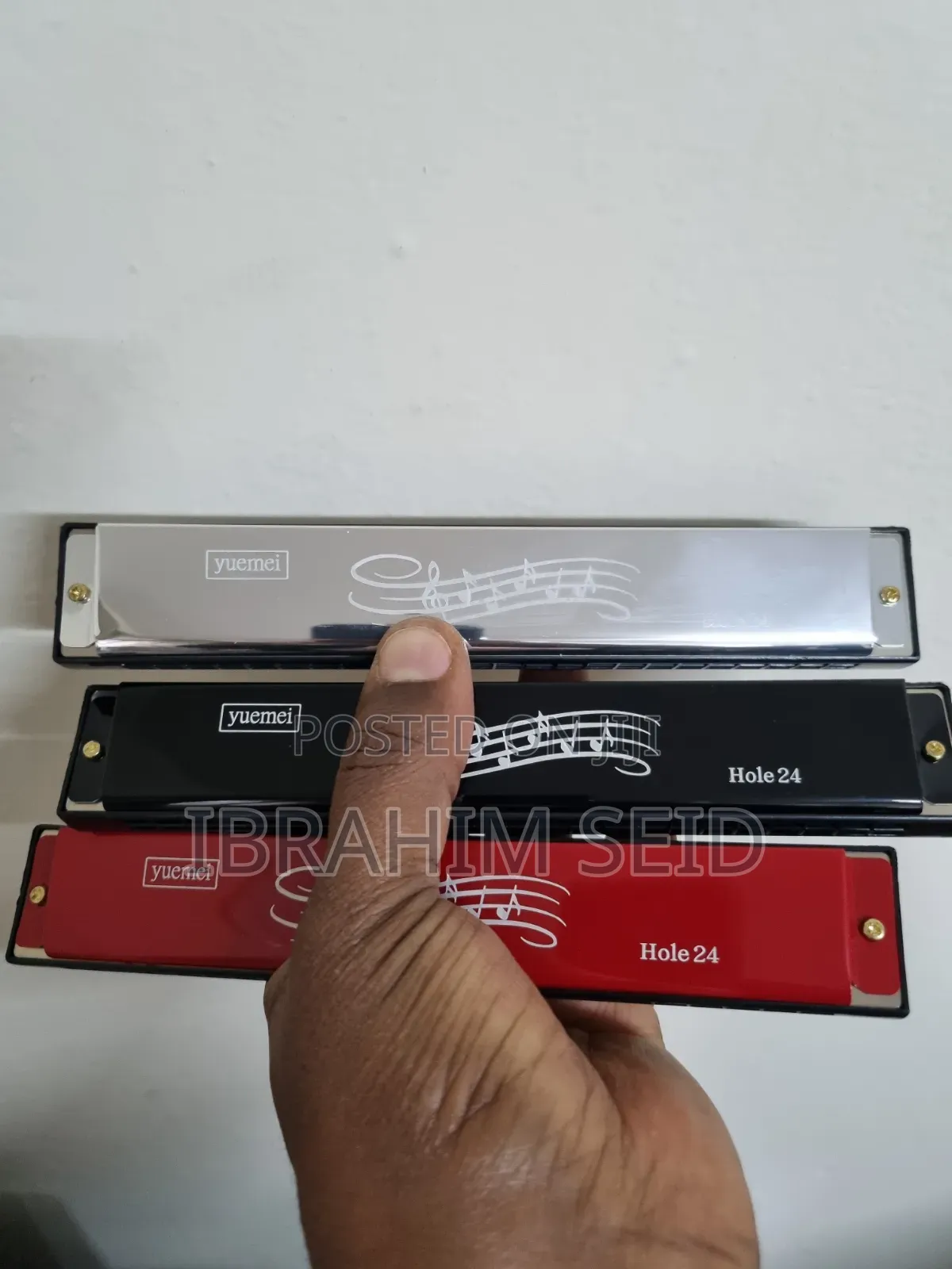 24 ቀዳዳ ላለው Yuemei ሃርሞኒካ (Harmonica)