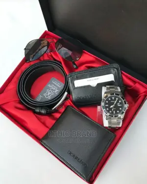 Photo - CHOPPERS Steel Case Steel Band Silver Analog Men's Watch Set