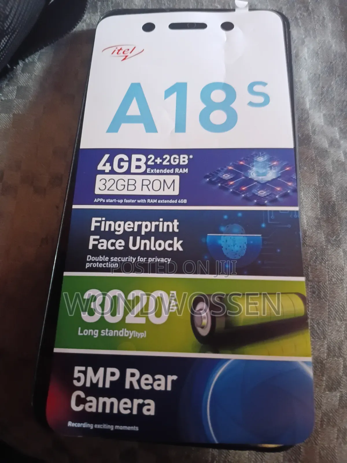 Itel A18s 32 GB Black