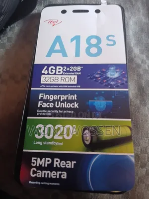 Itel A18s 32 GB Black