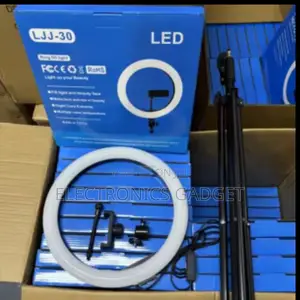 LED Ring Light With Tripod Stand Phone Holder