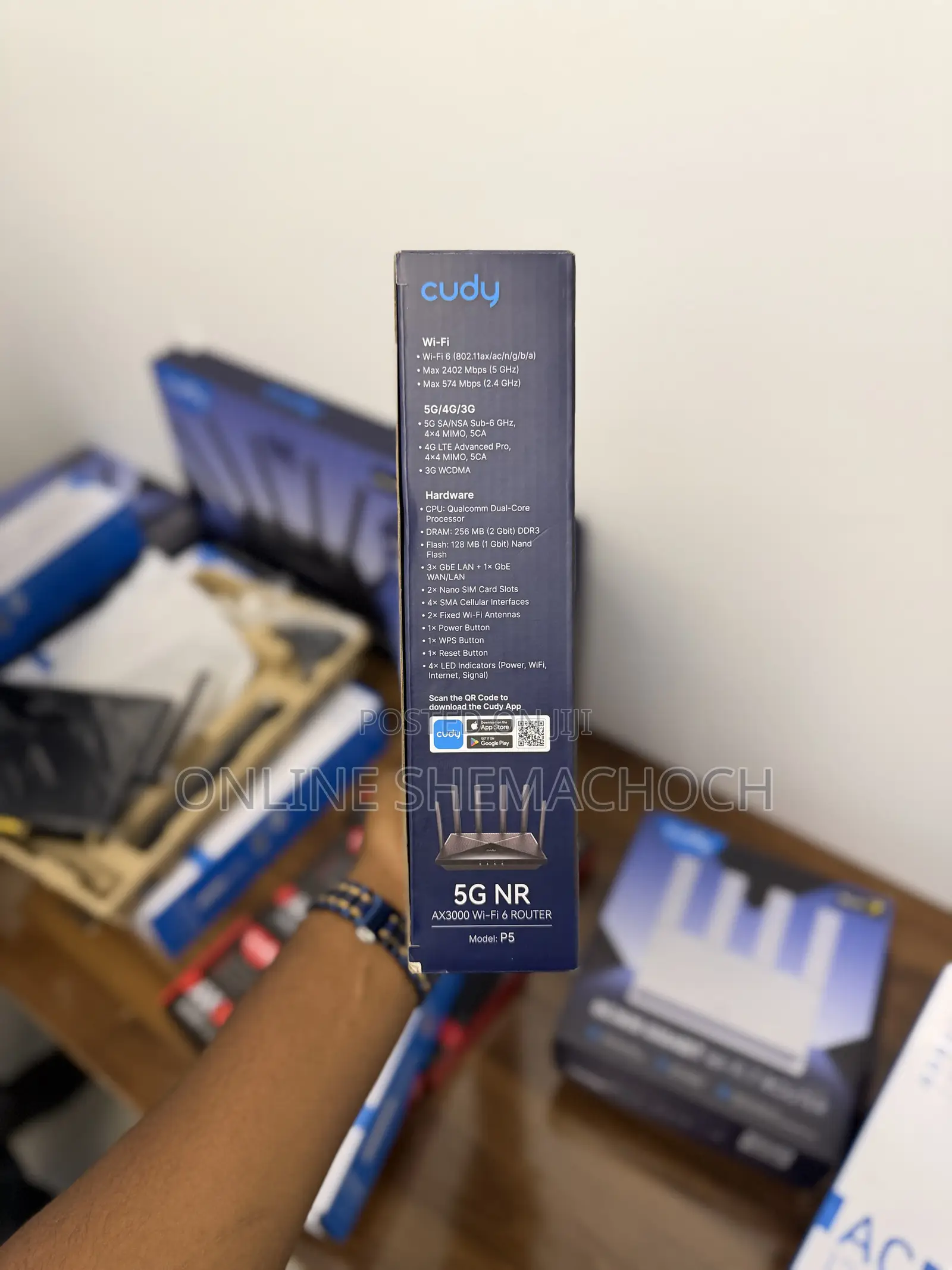 Cudy 5G NR AX3000 WiFi 6 Router (Dual SIM Slots)