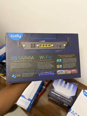 Cudy 5G NR AX3000 WiFi 6 Router (Dual SIM Slots)