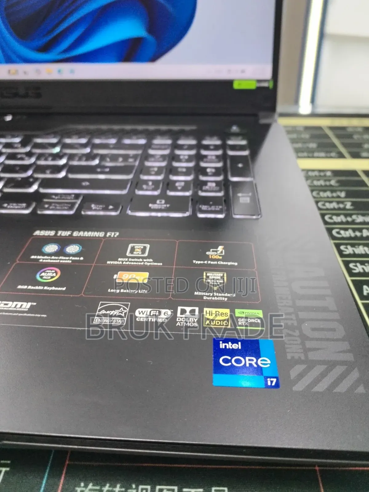 New Laptop Asus TUF Gaming A15 16GB Intel Core i7 SSD 1T