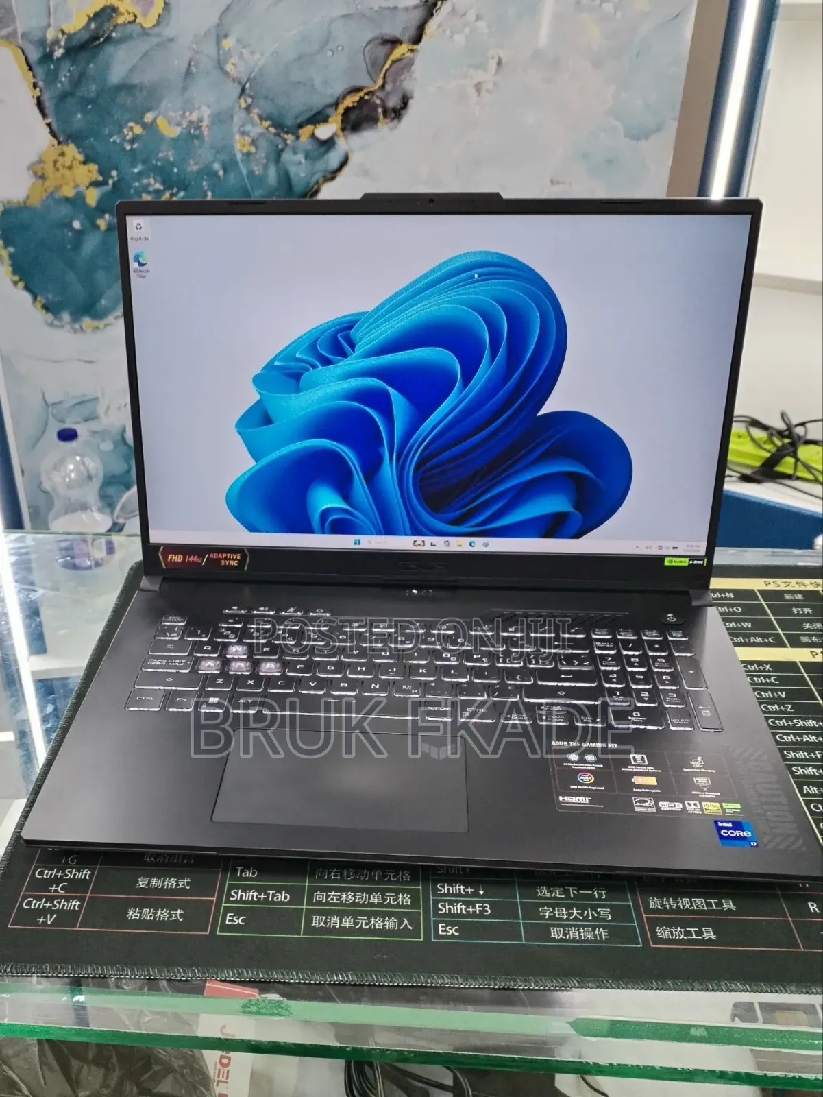 New Laptop Asus TUF Gaming A15 16GB Intel Core i7 SSD 1T