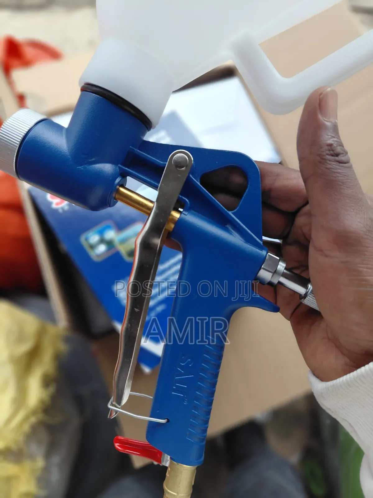 SALI Pneumatic Hopper Spray Granite Pistole