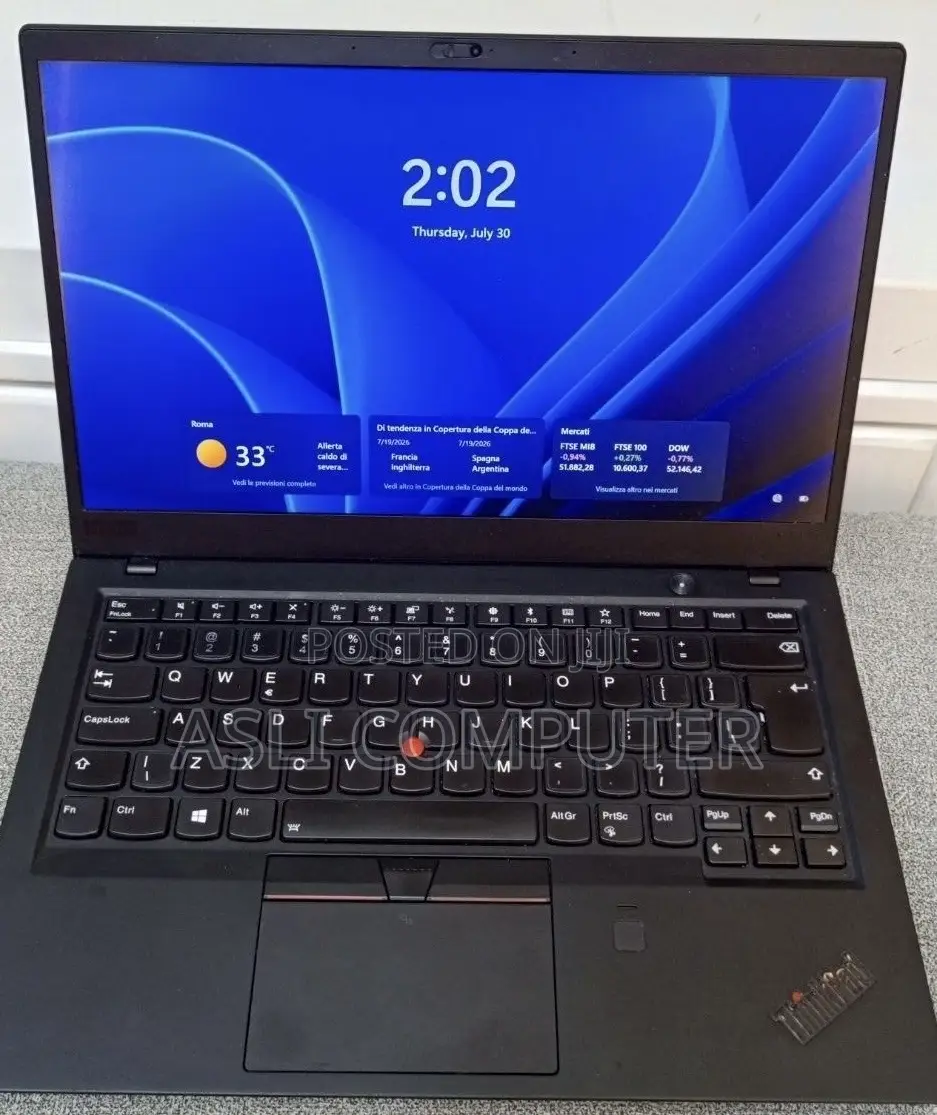 New Laptop Lenovo ThinkPad X1 Carbon 16GB Intel Core i7 SSD 512GB
