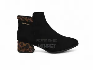 Yanguang Grey Suede Ankle Boots