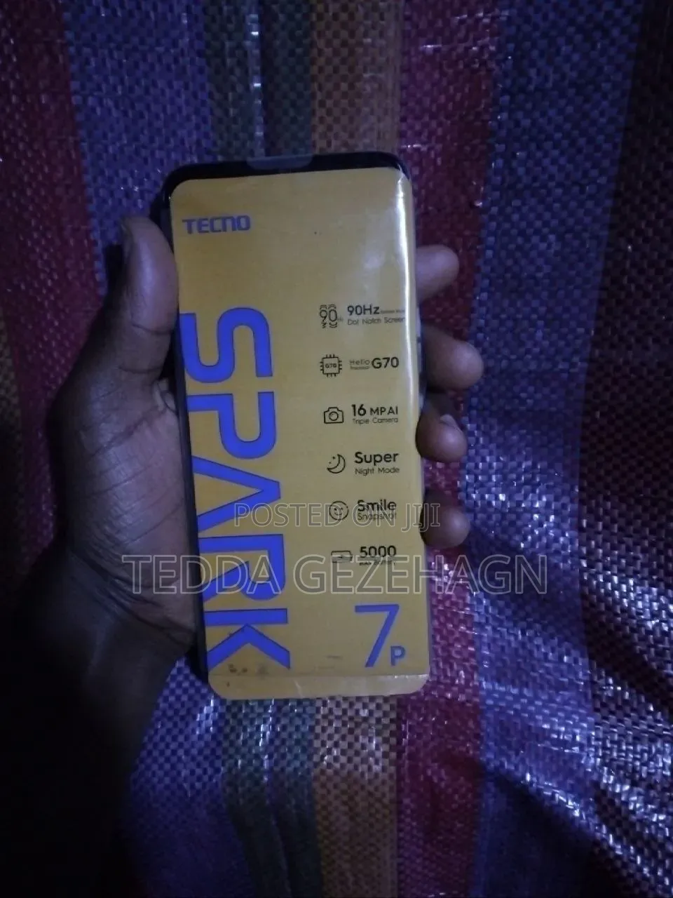New Tecno Spark 7P 64 GB Blue