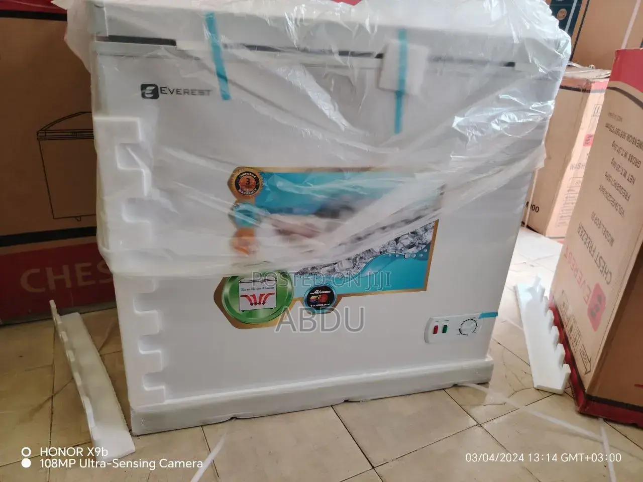 EVEREST ECR26 Chest Freezer አግዳሚ(ዲፕ ፍርጅ