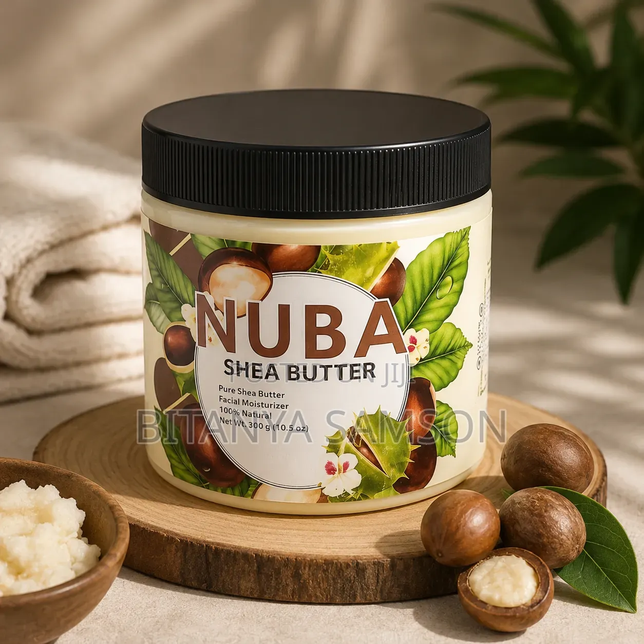 NUBA 100% Pure Shea Butter Moisturizer