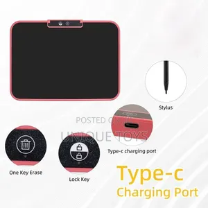 2-in-1 Rechargeable 15" LCD Writing Tablet Drawing Board