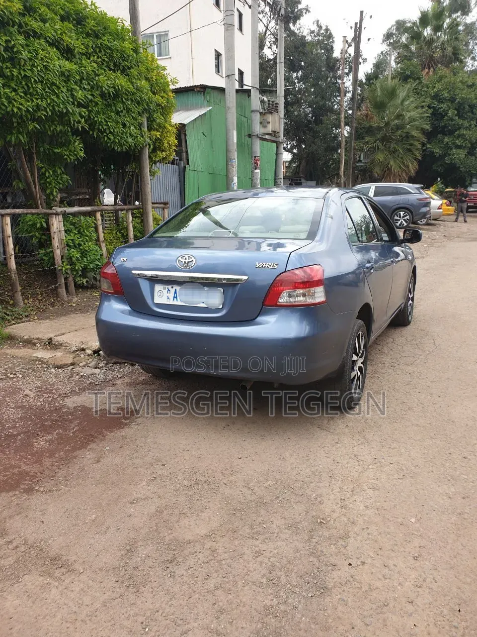 Toyota Yaris 2007 Blue