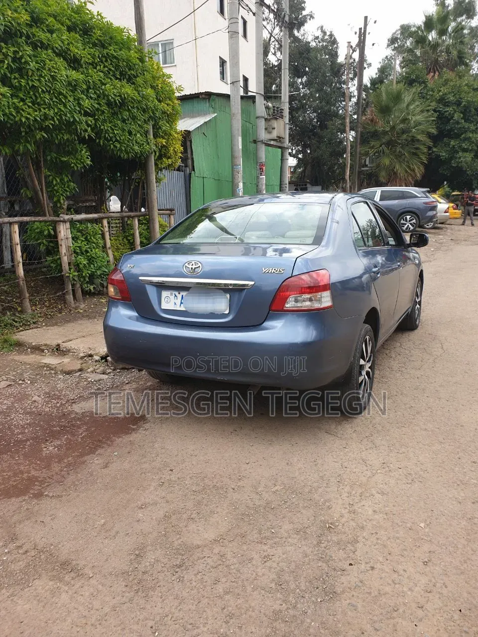 Toyota Yaris 2007 Blue