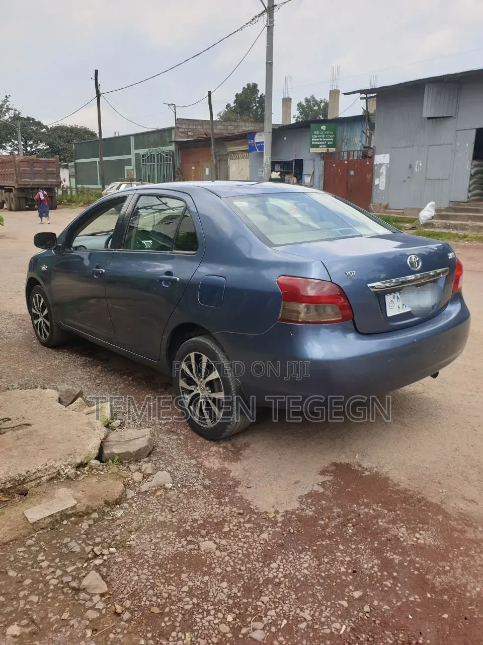 Toyota Yaris 2007 Blue