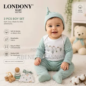 Londony Unisex Soft Cotton 3 Piece