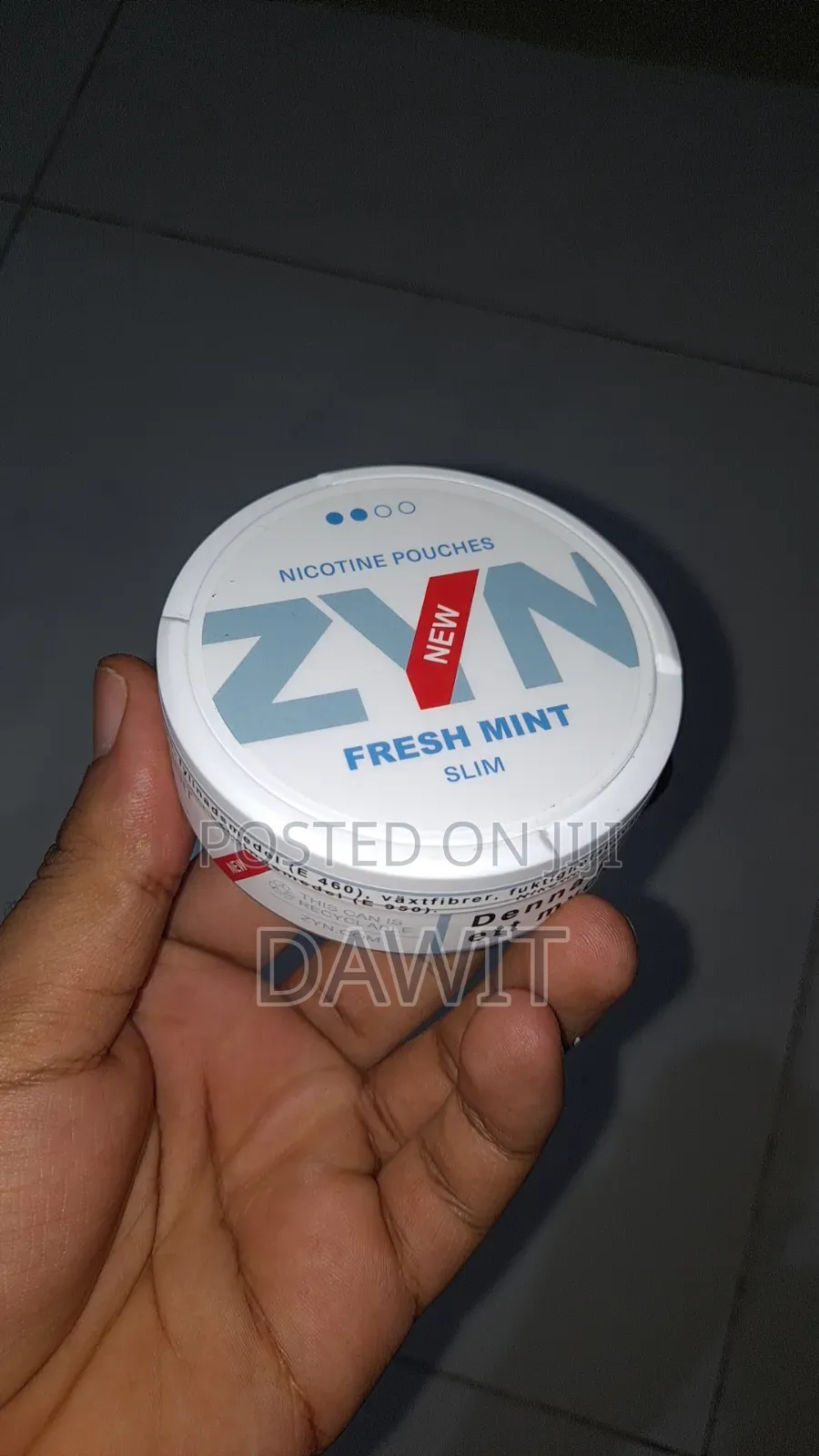 Zyn Icy Mint and Fresh Mint