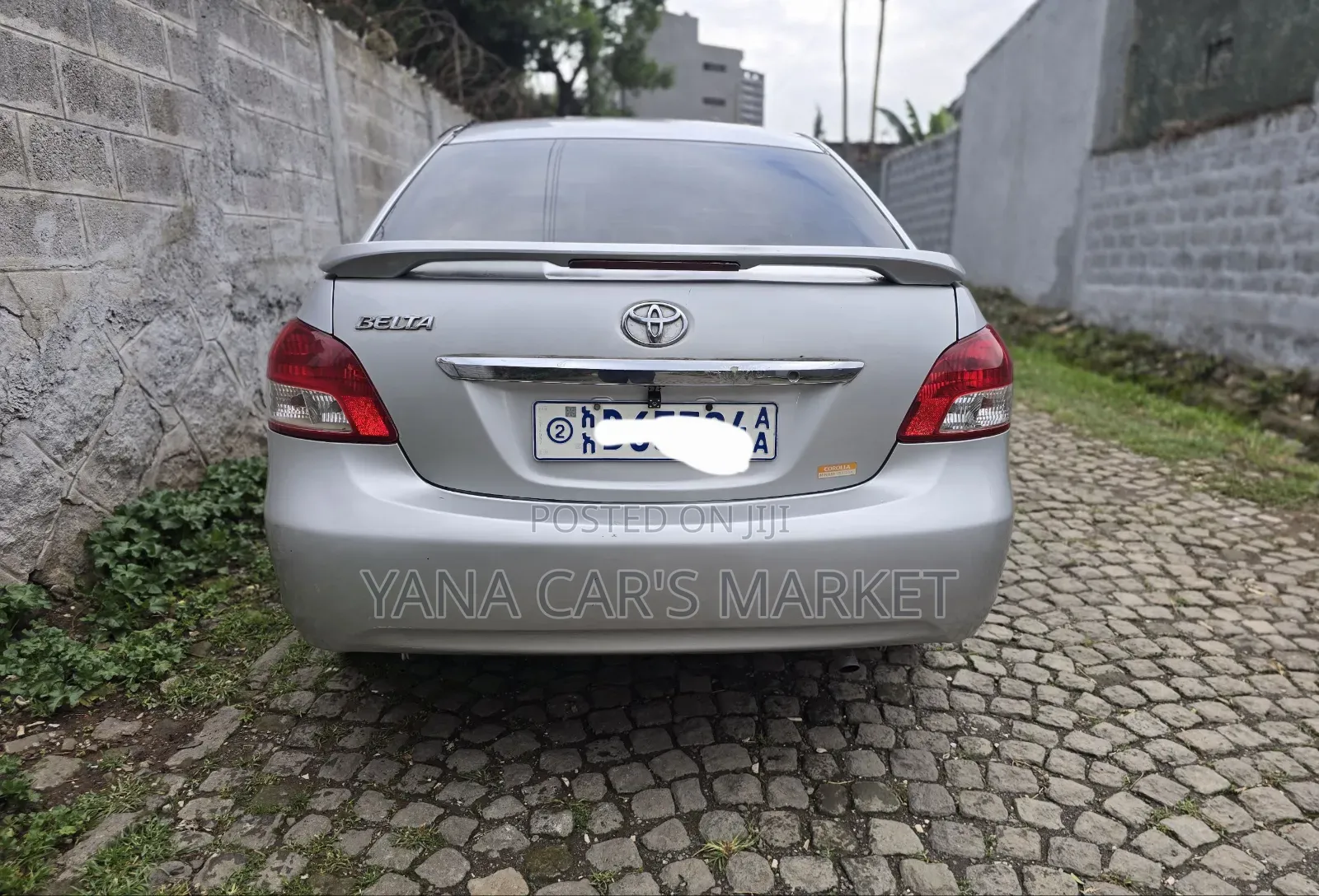 Toyota Belta 2008 Silver