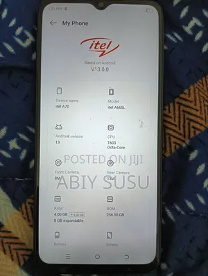 New Itel A90 256 GB Gray