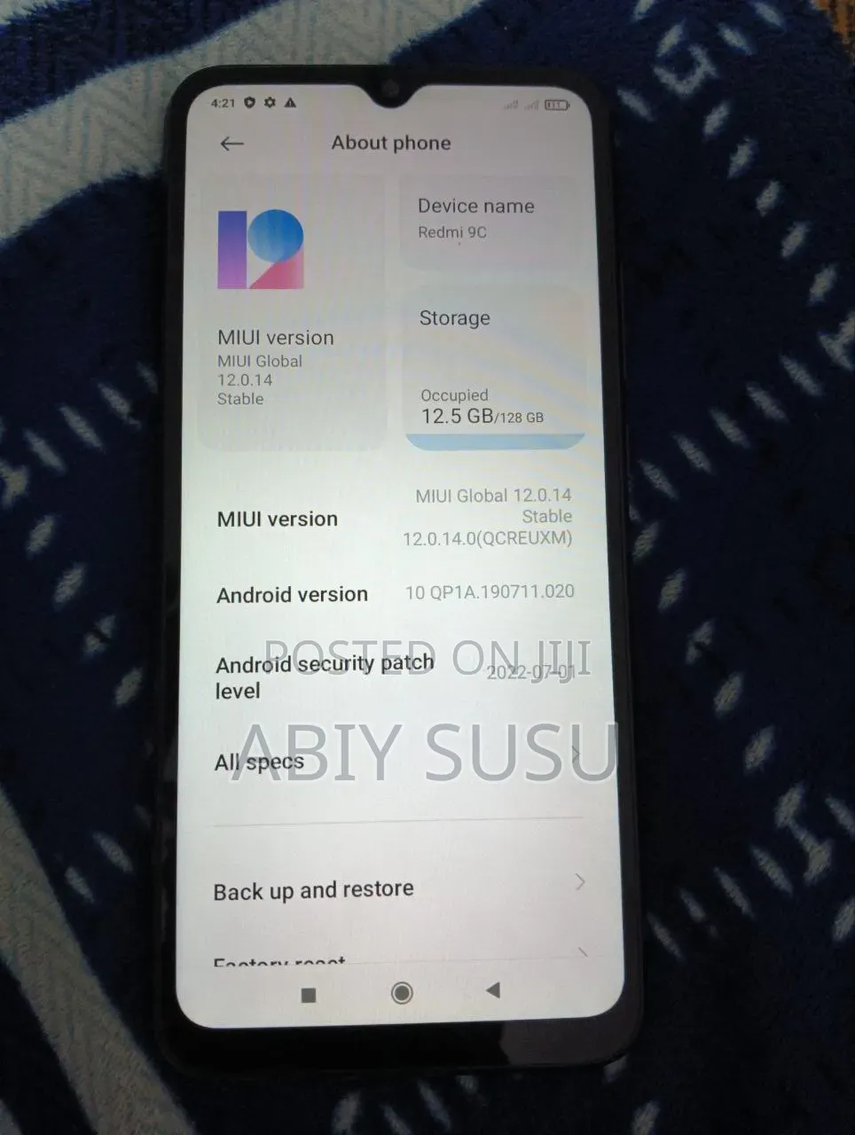 New Xiaomi Redmi 9C 128 GB Gray