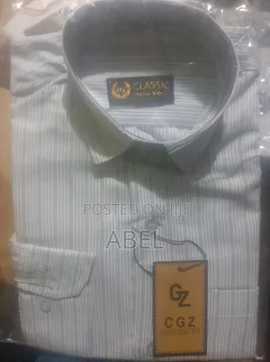 New Men's Formal Button-Up Shirt