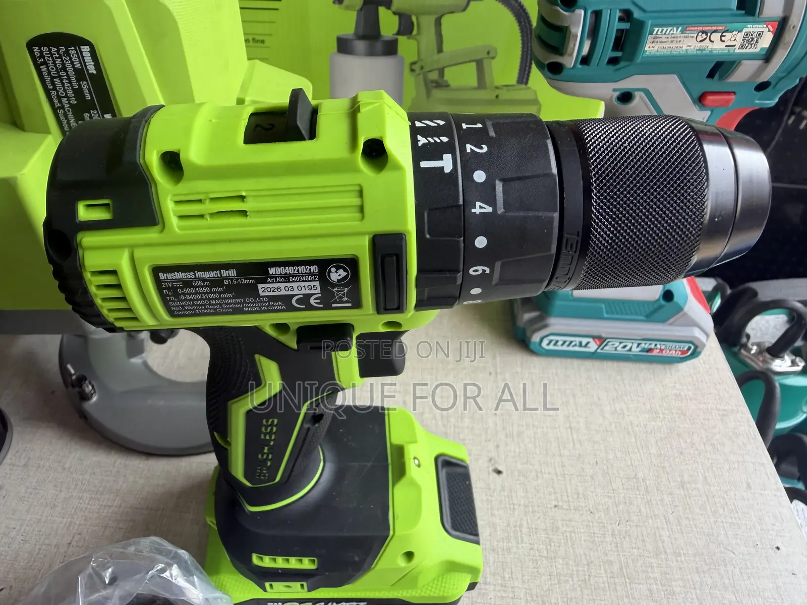Vido 21V Brushless Impact Drill