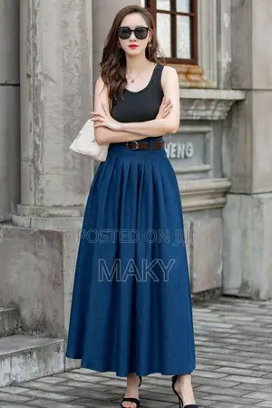 Denim Jeans Skirt