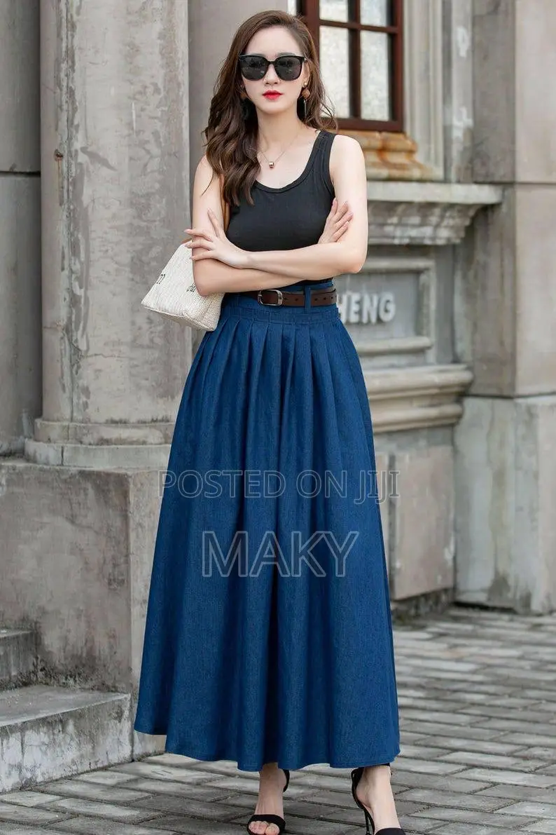 Denim Jeans Skirt