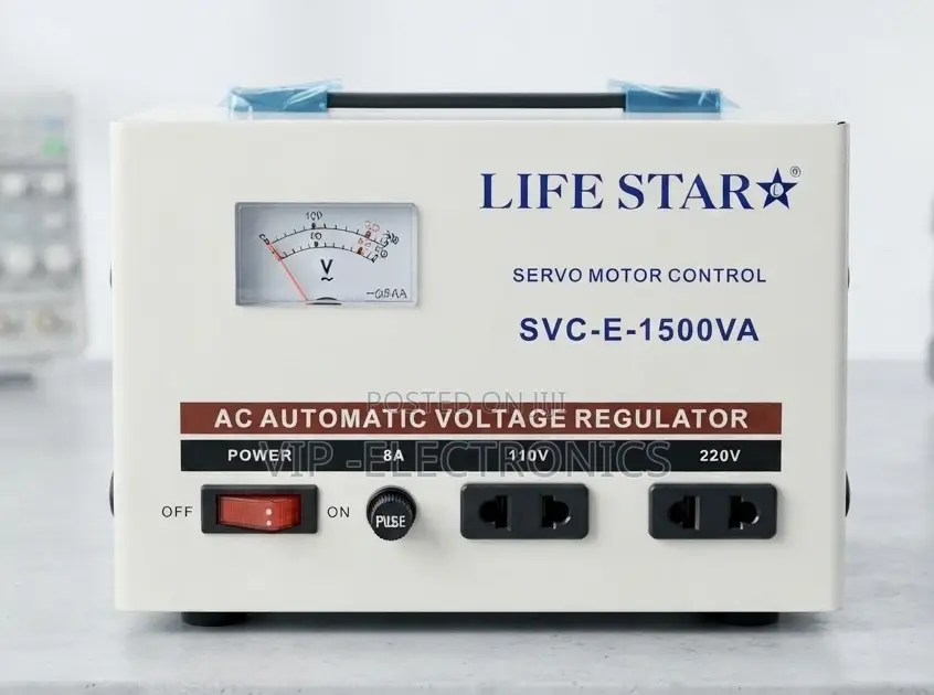 Stabilizer LIFE STAR SVC-E-1500VA Automatic Voltage Regulator