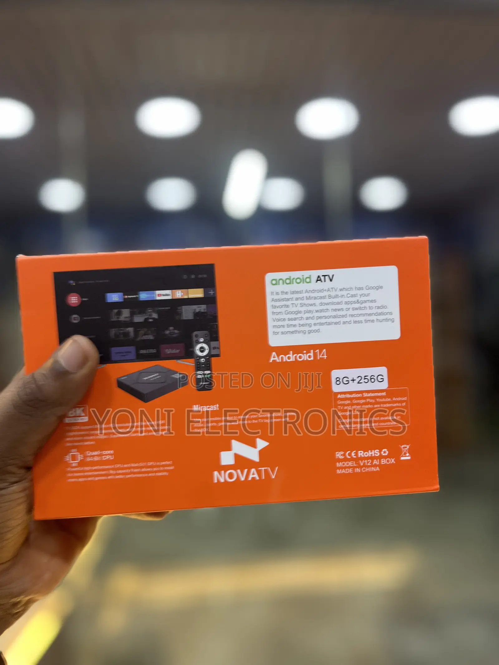 XCRUISER V12 AI Box Android TV Streaming Media Player