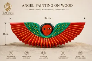 Ethiopian Angel Painting on Wood