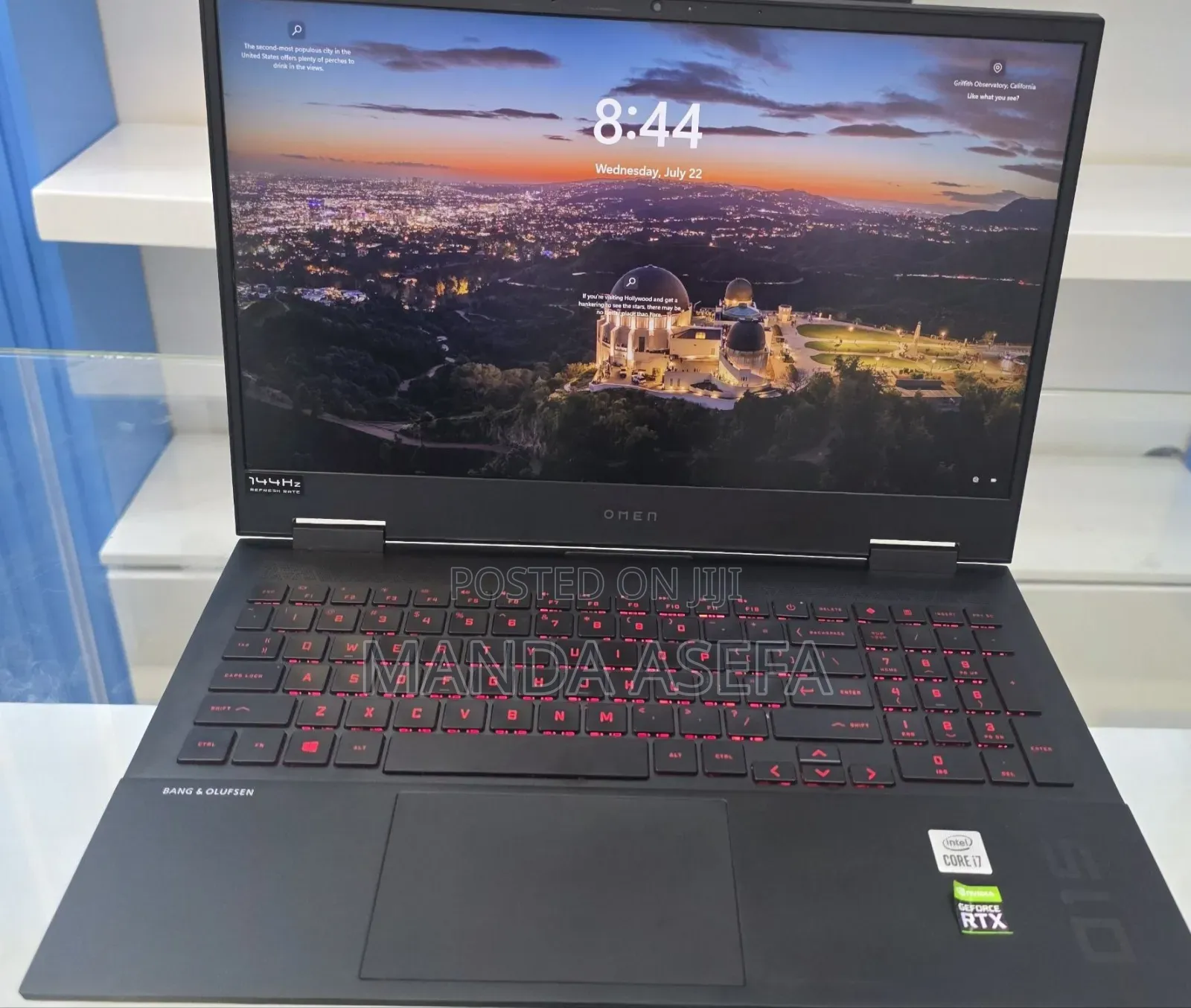 New Laptop HP Omen 15 16GB Intel Core i7 SSD 512GB