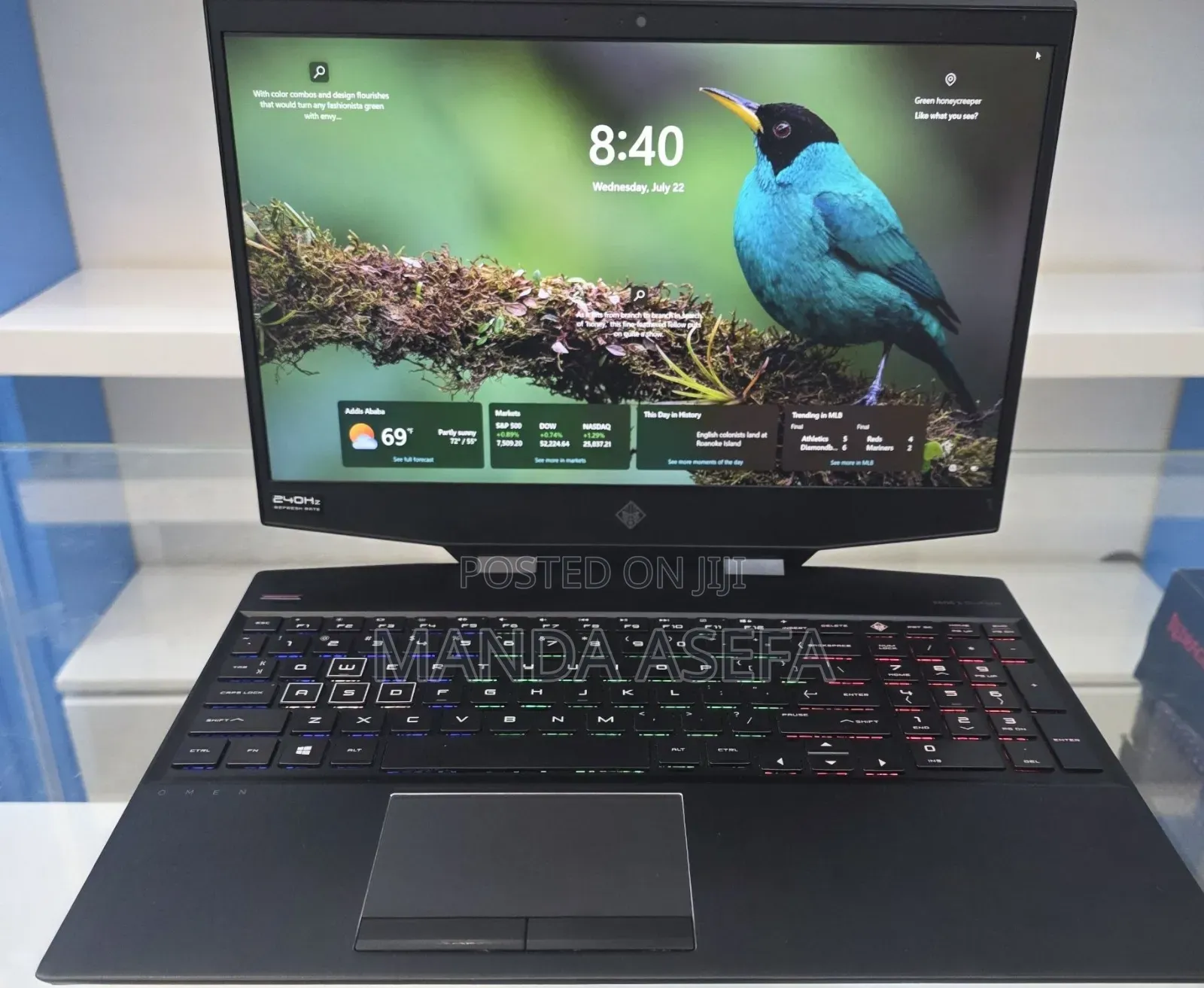 New Laptop HP Omen 15 16GB Intel Core i7 SSD 1T