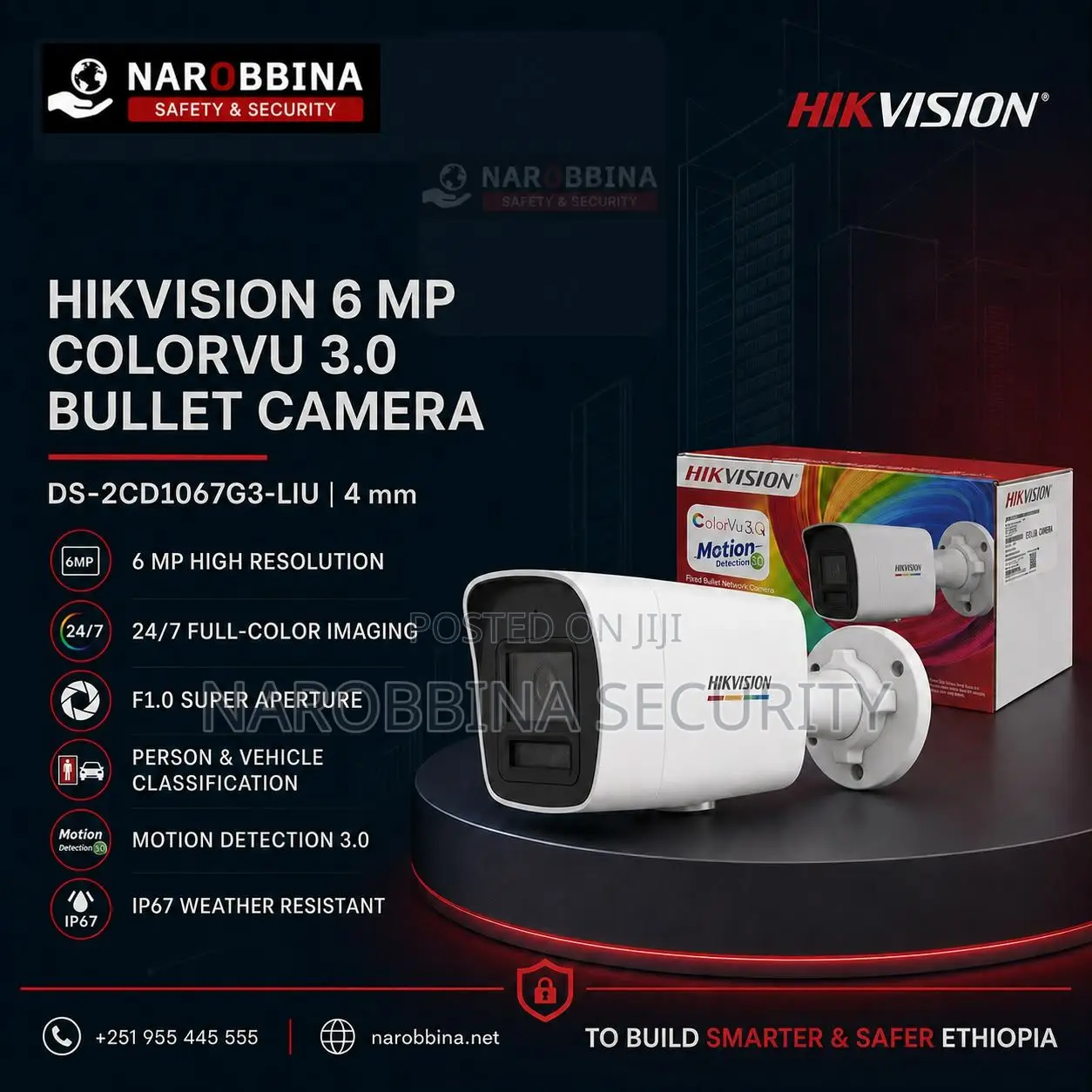 Hikvision 6 Mp Colorvu 3.0 Bullet Camera