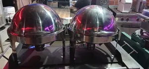 የቡፌ ምግብ ማሞቂያ (Round Roll-Top Chafing Dish)