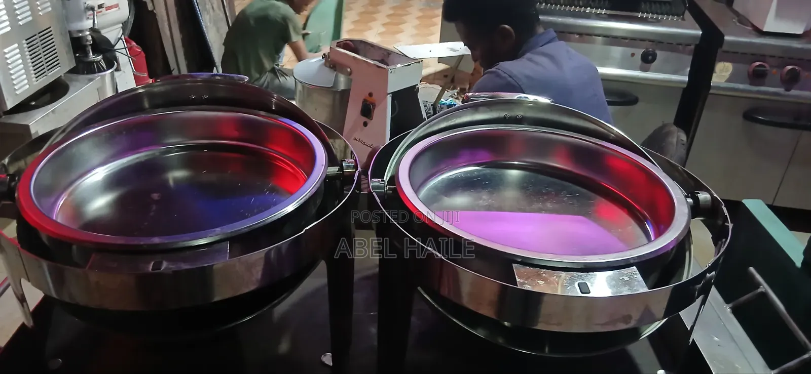 የቡፌ ምግብ ማሞቂያ (Round Roll-Top Chafing Dish)