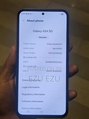 New Samsung Galaxy A54 5G 128 GB