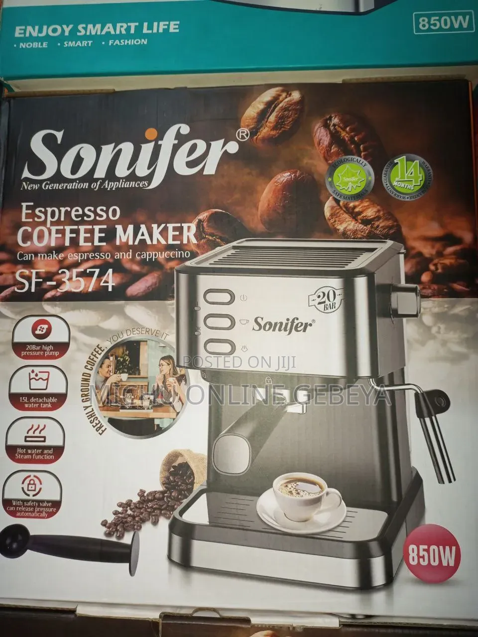 Sonifer Espresso Coffee Maker
/ Free Delivery