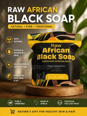 African Original Shea Butter and Black Soap