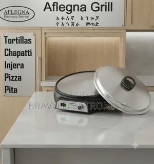  Aflegna Electric Grill | Injera Mitad | Multi-Purpose Cooking
