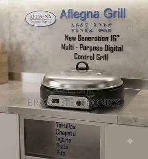 Aflegna Grill | Electric Injera Mitad | Adjustable Temperature