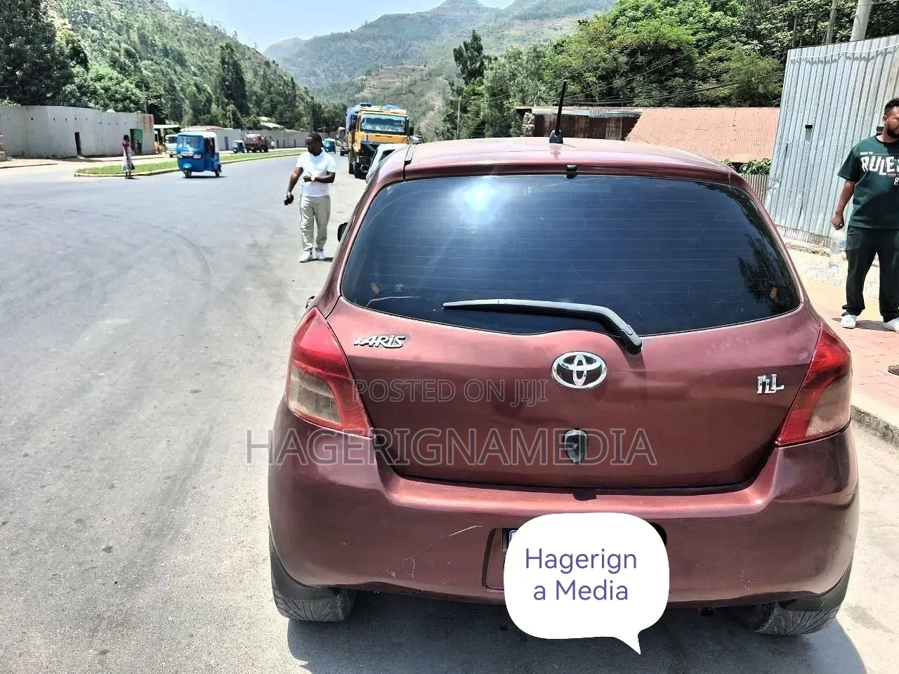 Toyota Yaris 2007 Red