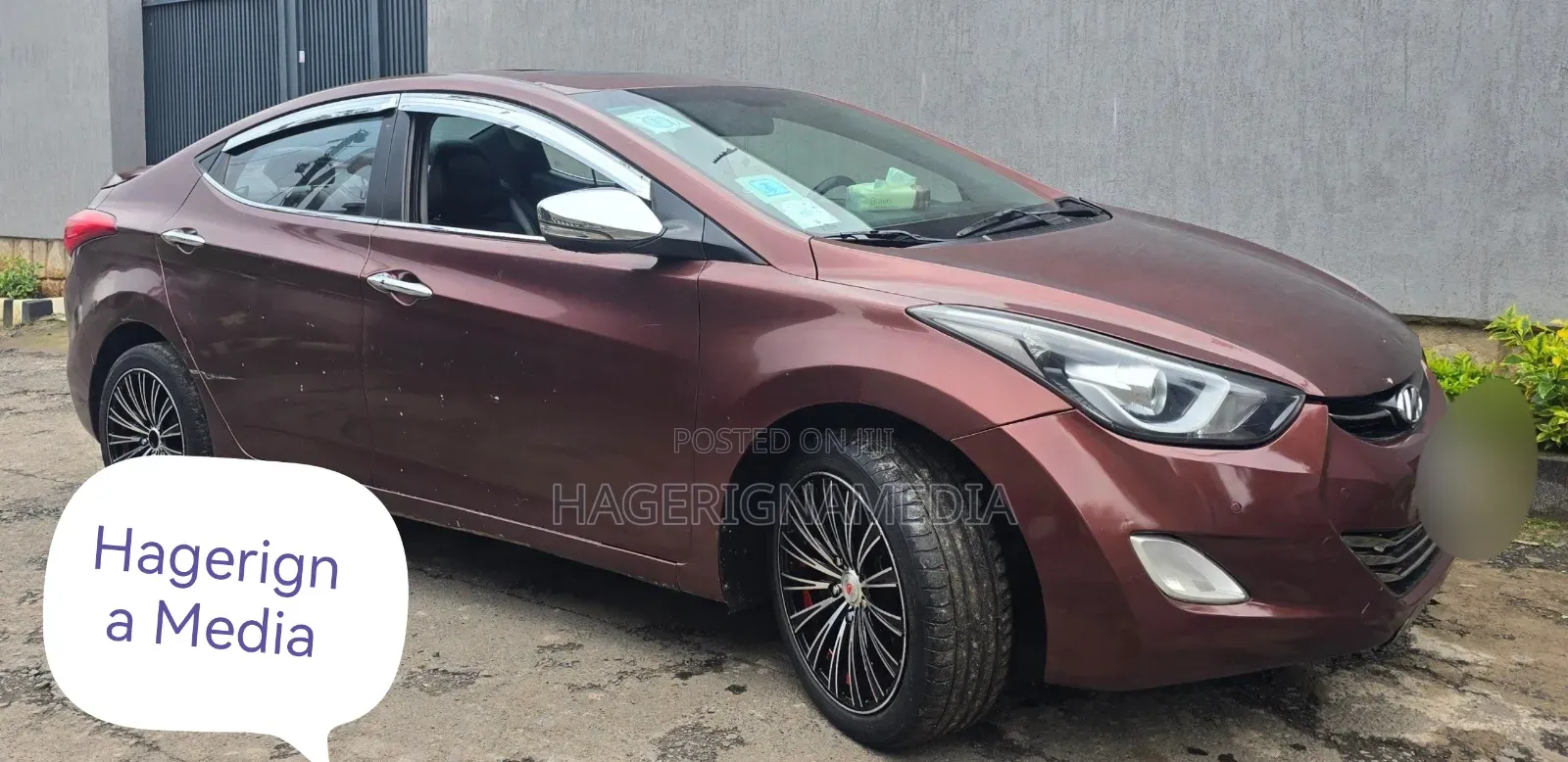 Hyundai Avante 2013 Brown