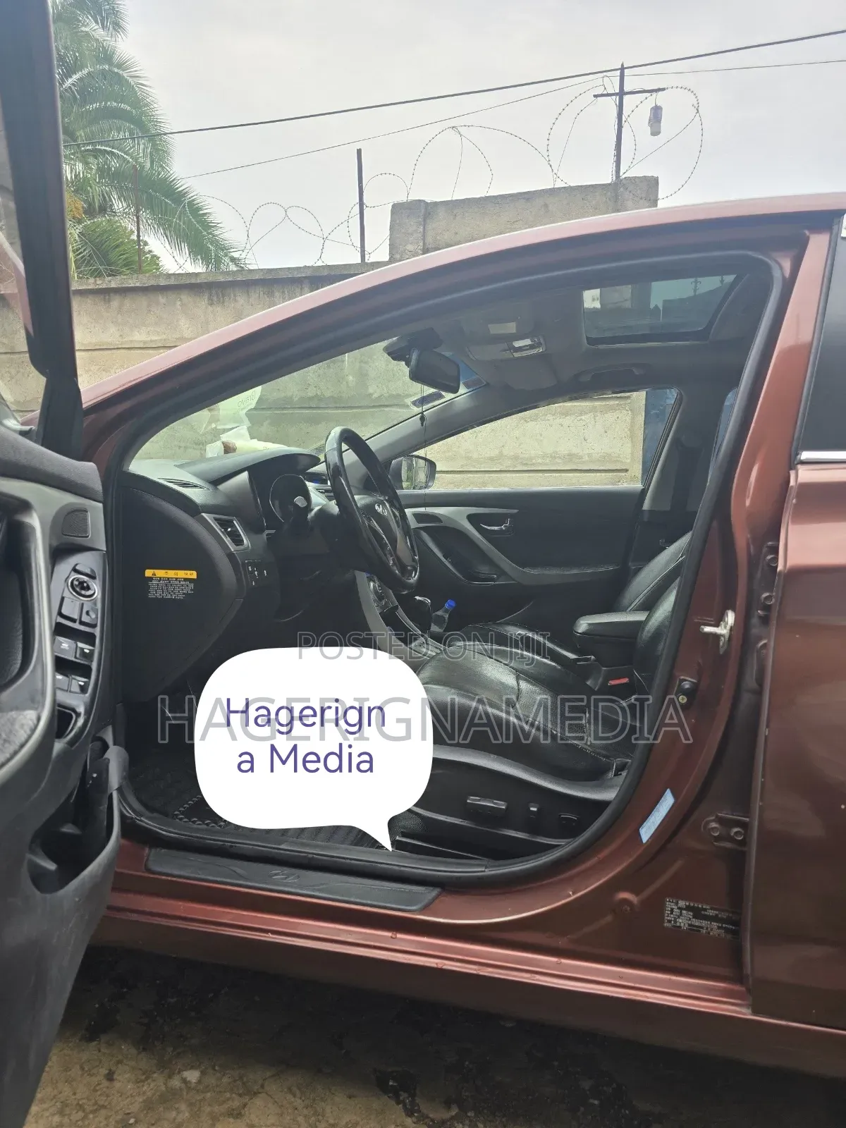 Hyundai Avante 2013 Brown
